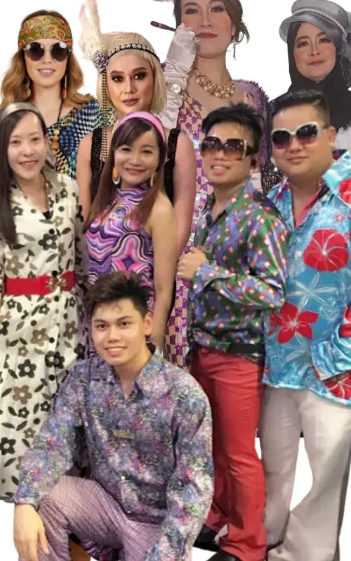 Retro costumes for rent in KL